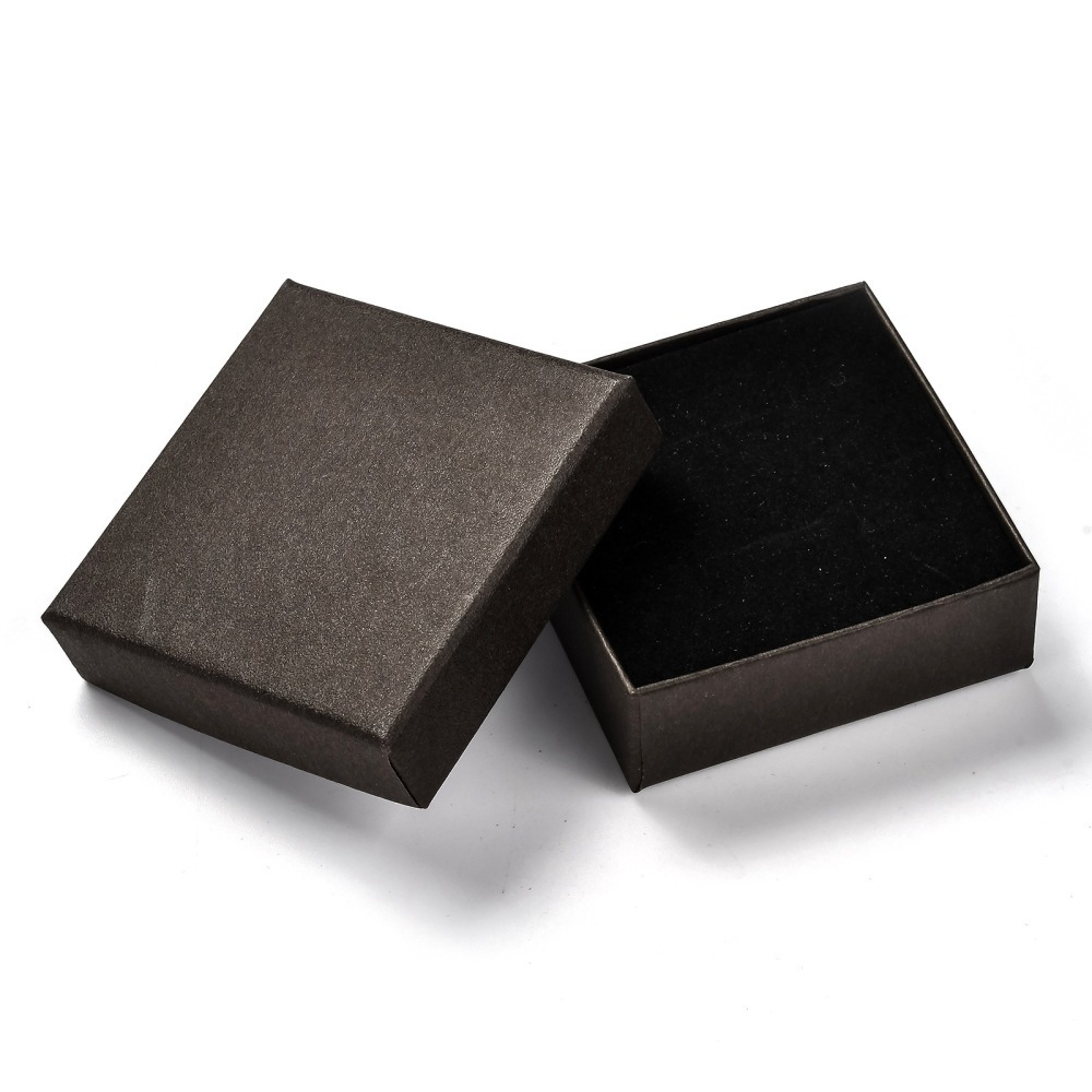 Jewelry Boxes 32Pcs Jewelry Display Box Cardboard Ring Boxes with Sponge for Small Watches Necklaces Earrings Bracelet Jewelry Gift Packaging 230512