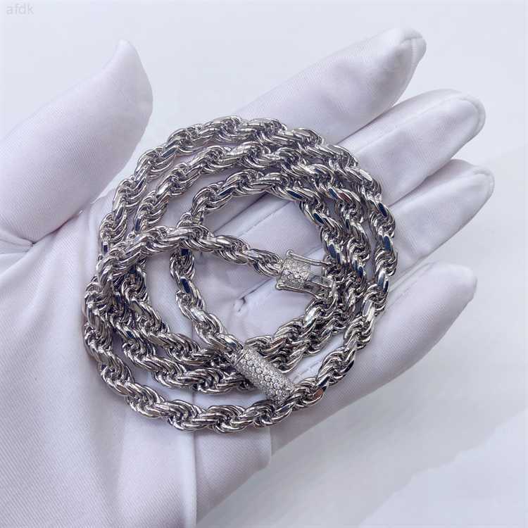 New Arrival High Quality Fashion Jewelry Moissanite Lock Gold Solid Sterling Silver 6mm Rope Chain for Pendant
New Arrival High Quality Fashion Jewelry Moissanite Lock Gold Solid Sterling Silver 6mm Rope Chain for Pendant