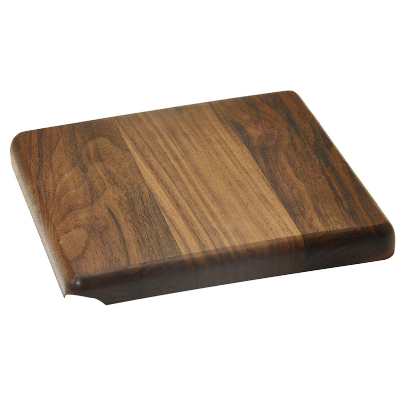 190MM Square Natural Wooden Rolling Tray Household Smoking Accessories With Groove Trays