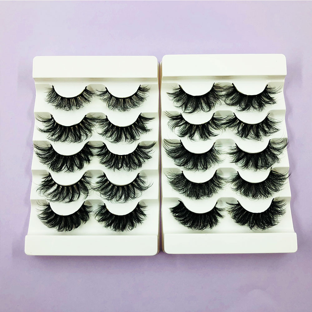 18-22MM Fluffy Crisscross Mink Lashes Bulk Wholesale 5 Pairs Sheep Horn Fake Eyelashes Box Package Supplies Wispy Lashes Makeup DJ
18-22MM Fluffy Crisscross Mink Lashes Bulk Wholesale 5 Pairs Sheep Horn Fake Eyelashes Box Package Supplies Wispy Lashes Makeup DJ