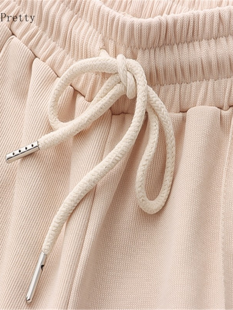 Women's Shorts Cartoon Bear Embroidery Cotton Shorts Women Summer Clothing Sweet Style Kawaii Girls Cute Short Pants Drawstring Bottoms 230515