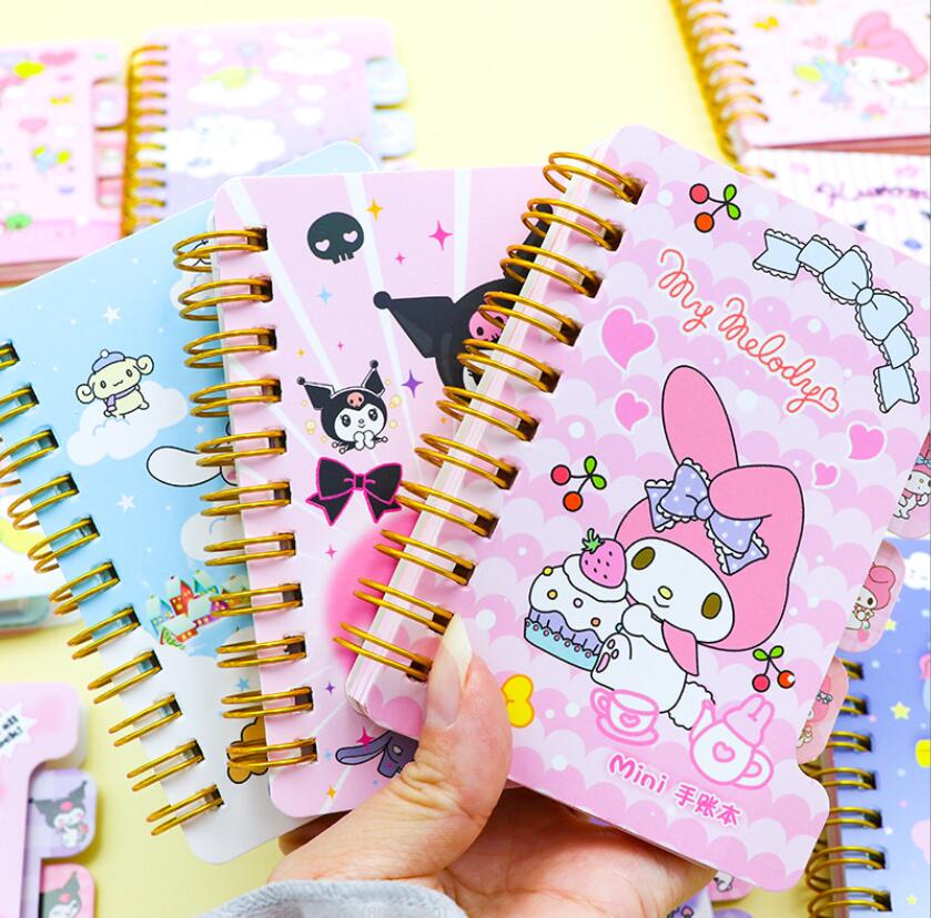 Cute 3 colors Lovely Purple Kuromi Style notepad Student Daily Memos Learning MINI Notepads For kids Festival Gift School Supplies
