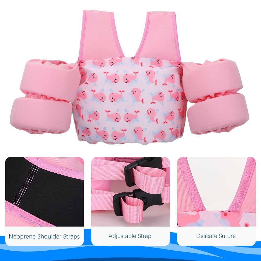 Life Vest Buoy MoKo Puddle Jumper Child Kids Baby Children Girl Bay Swimming Rings Life Vest Life Jacket Swim Pool Accessories 230515