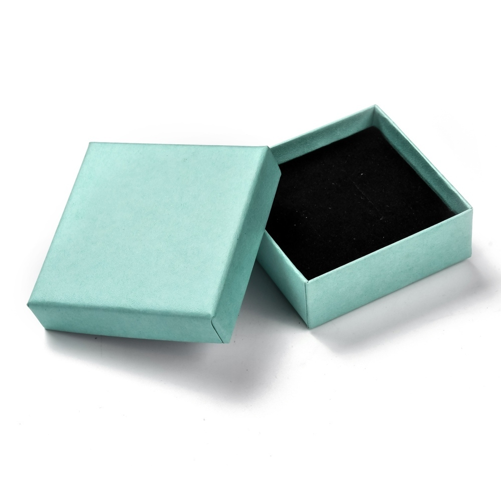 Jewelry Boxes 32Pcs Jewelry Display Box Cardboard Ring Boxes with Sponge for Small Watches Necklaces Earrings Bracelet Jewelry Gift Packaging 230512
