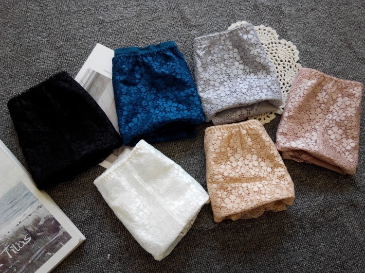 Women's Panties 100% Cotton Crotch Panties Plus Size M-XXXL Women Underwear Black White High Quality Sexy Lace Underpants Girl 230516