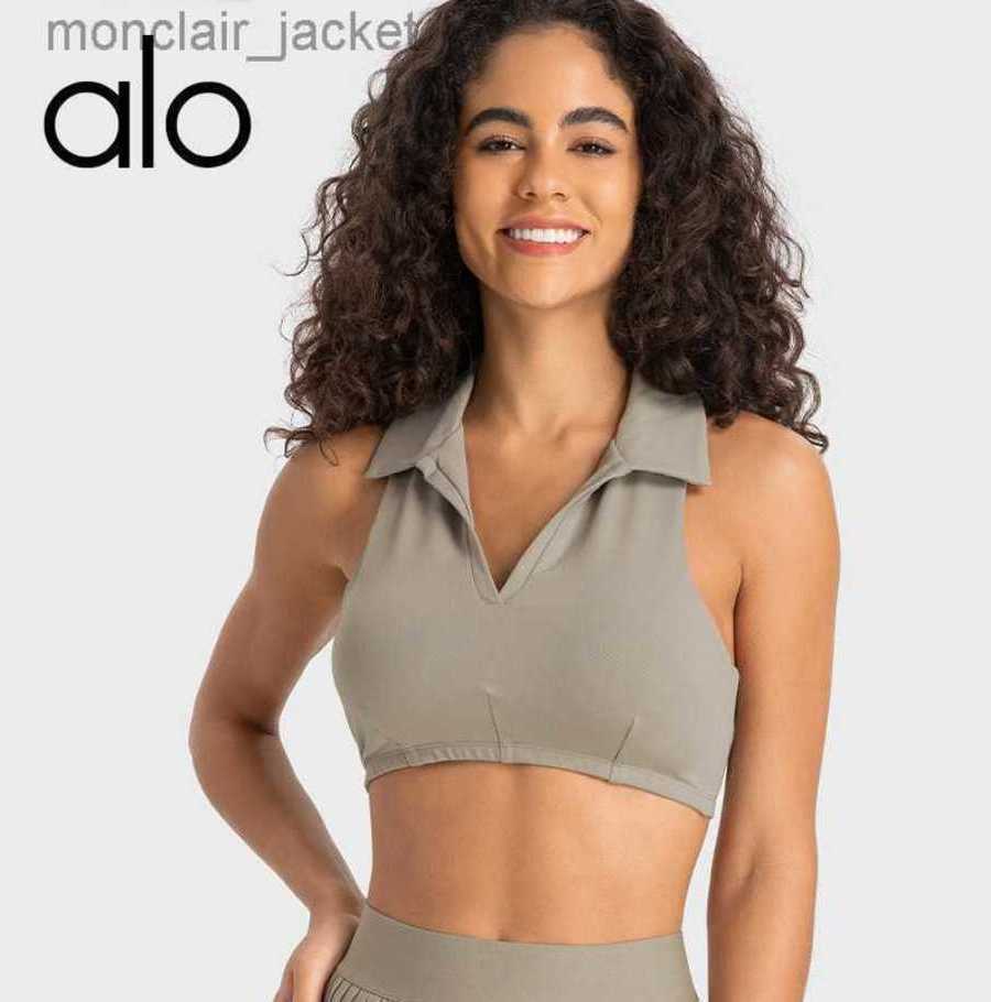 Desginer Yoga Tops Sports High Intensity Shockproof Sports Bra Women' Personalized Polo Neck Modification Sports Bra 23SSA, Light pink
Desginer Yoga Tops Sports High Intensity Shockproof Sports Bra Women' Personalized Polo Neck Modification Sports Bra 23SSA, Light pink