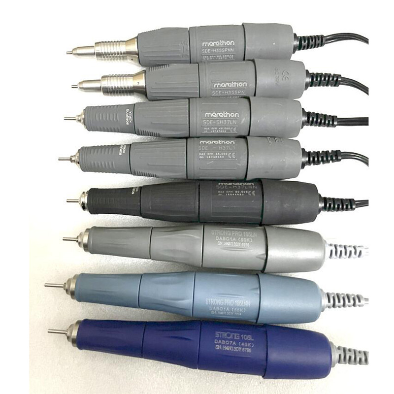 Nail Manicure Set Drill Pen 35K 45K 55K H37L1 H35SPN 105L 102L Handpiece For STRONG 210 90 204 207B Marathon Electric machine Handle 230515