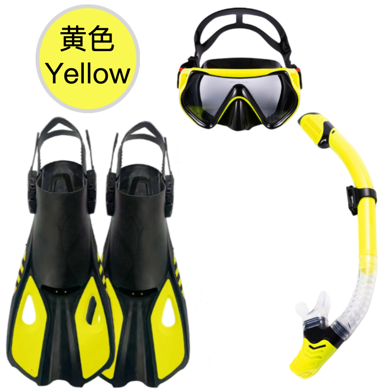 Fins Gloves Adult Dry Snorkeling Equipment Panoramic Wideangle Snorkeling Mask Professional Diving Mask and Snorkel Fin Fins Snorkeling 230515