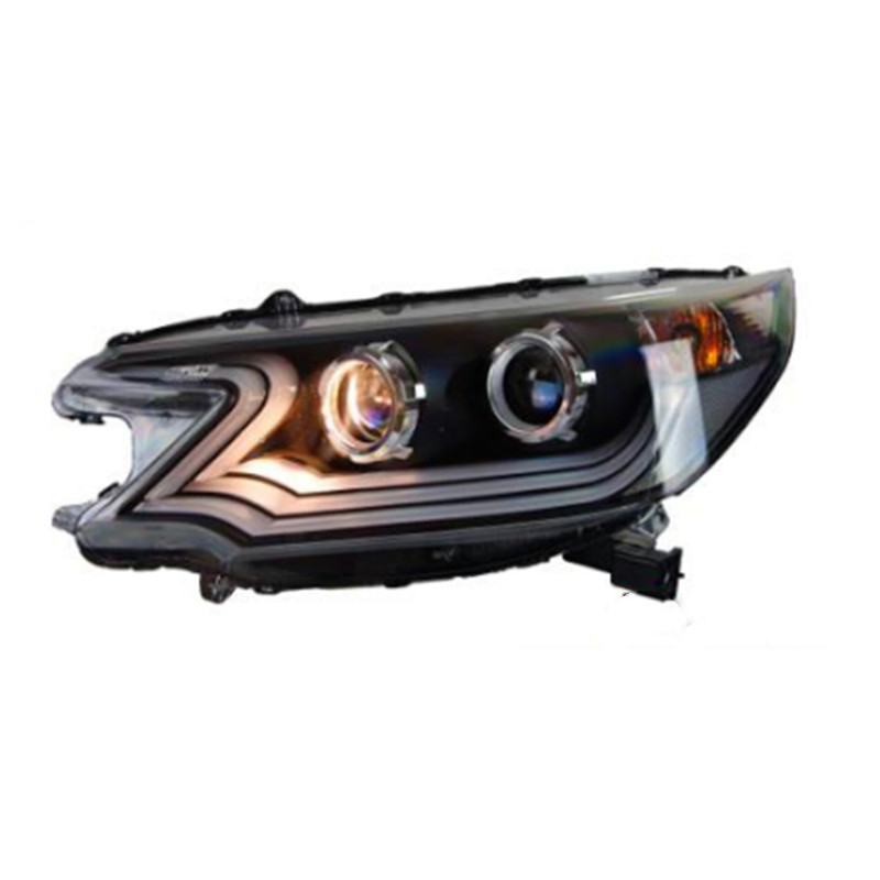 Car Styling LED Headlight for Honda CRV 2012-2014 DRL Double Lens Hid Bi Xenon Running Lights Auto Accessories