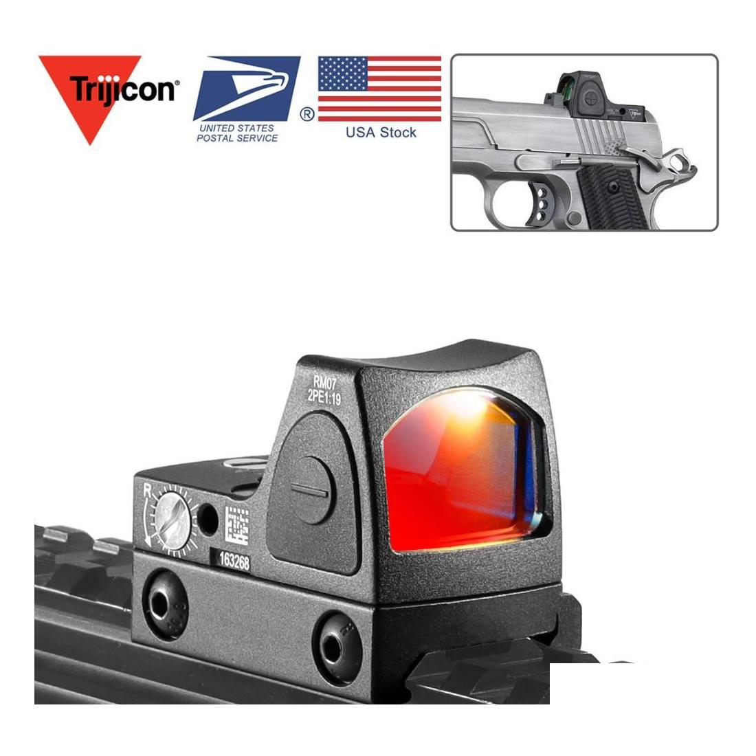 Hunting Scopes Trij Rmr Red Dot Sight Collimator Reflex Scope Fit 20Mm Weaver Rail For Airsoft / Rifle Drop Delivery Sports Outdoors Dh4Mj
Hunting Scopes Trij Rmr Red Dot Sight Collimator Reflex Scope Fit 20Mm Weaver Rail For Airsoft / Rifle Drop Delivery Sports Outdoors Dh4Mj