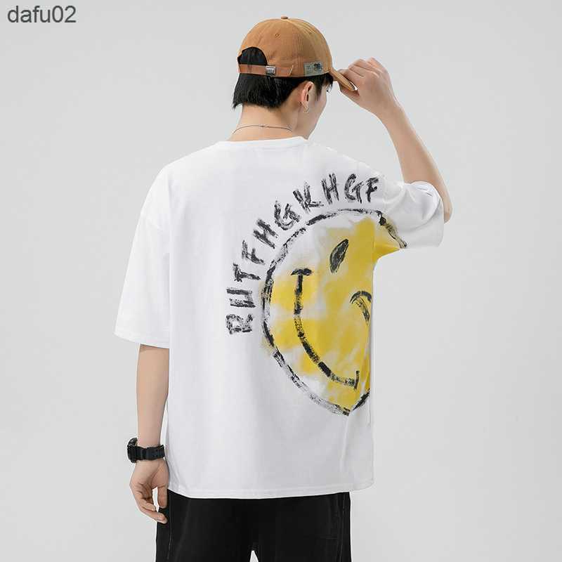 Men's T-Shirts Trendy brand printed t-shirt for men loose fitting summer new short sleeved men's T-shirt for teenagers ins trend half sleeved men's clothing L230515, White
Men's T-Shirts Trendy brand printed t-shirt for men loose fitting summer new short sleeved men's T-shirt for teenagers ins trend half sleeved men's clothing L230515, White