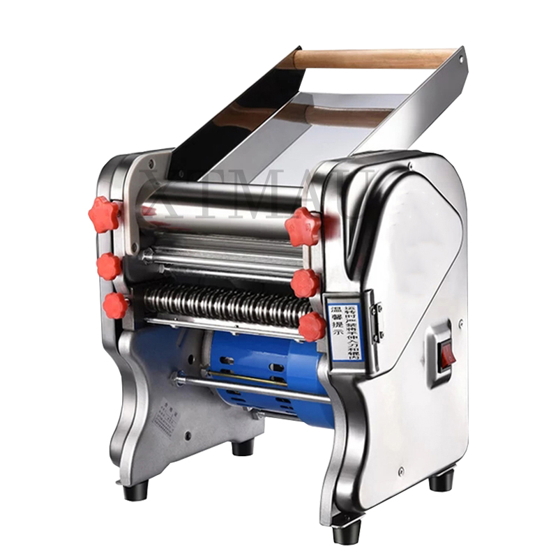 Electric Pasta Machine Noodle Maker 220V Commercial Stainless Steel Pressing Machine Dough Cutter