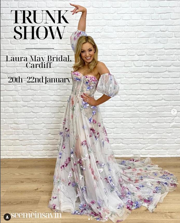 Country Boho Lace Wedding Dresses print Bride 2023 Open Back off shoulder boheamin Bridal Vestido De Novia Civil