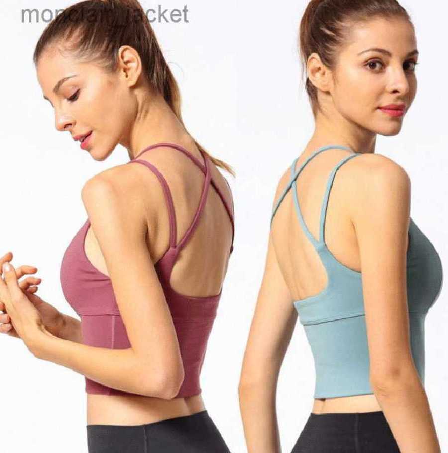 Desginer Yoga Tops Women' Bra Tank Top Sports Fitness Bra Gathering Style 23SSA, Black 
Desginer Yoga Tops Women' Bra Tank Top Sports Fitness Bra Gathering Style 23SSA, Black