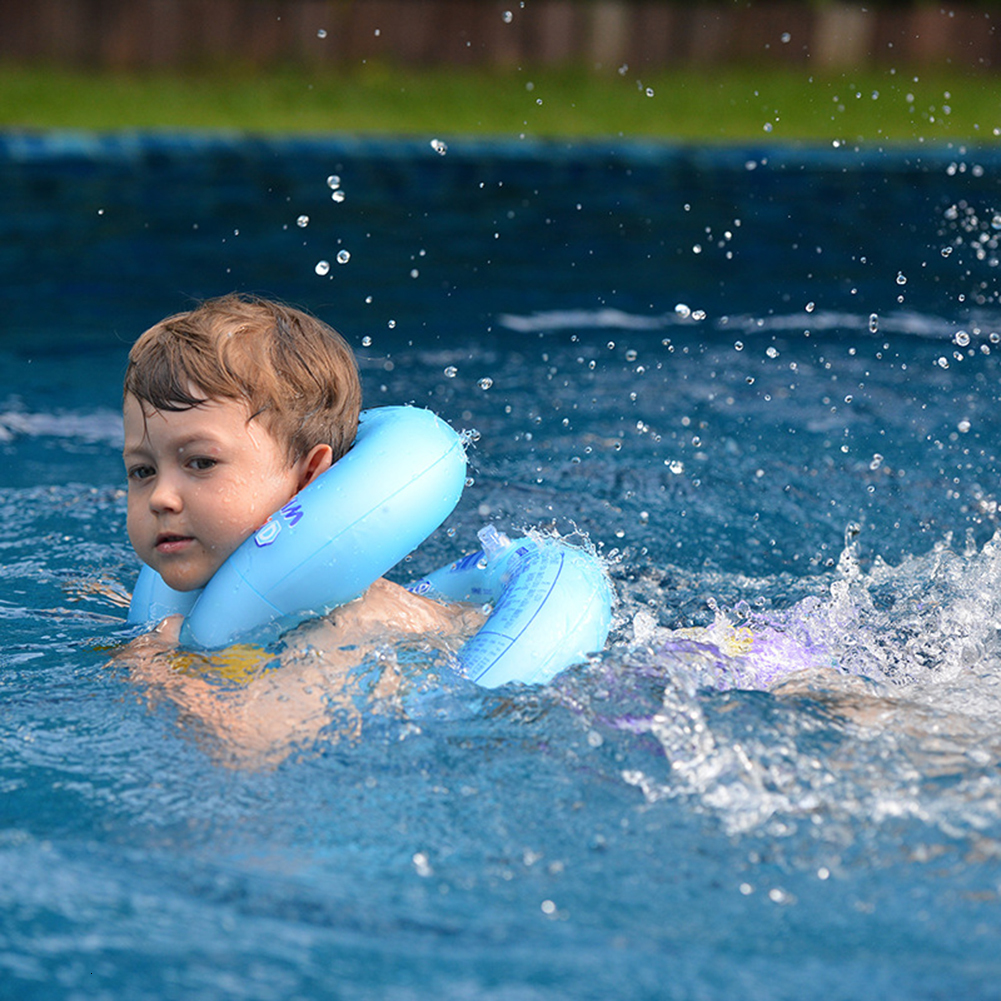 Life Vest Buoy Inflatable Floating Swim Arm Rings Water Pool Toys Swimming Laps Float Circle Buoyancy Safety Life Vest for Children Adults 230515