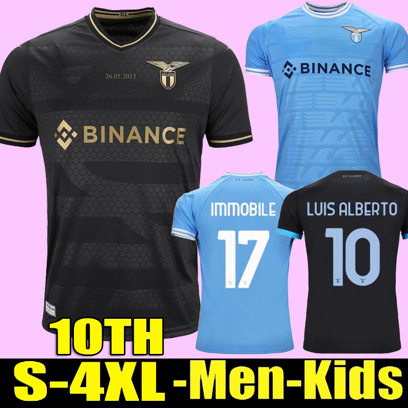 22/23 Lazio 10TH IMMOBILE Soccer Jerseys 2023 Home SERGEJ F. ANDERSON Maillots De Foot Shirt LUIS ALBERTO J.CORREA PEDRO LAZZARI Coppa Italia Football uniform, Away+patch
22/23 Lazio 10TH IMMOBILE Soccer Jerseys 2023 Home SERGEJ F. ANDERSON Maillots De Foot Shirt LUIS ALBERTO J.CORREA PEDRO LAZZARI Coppa Italia Football uniform, Away+patch