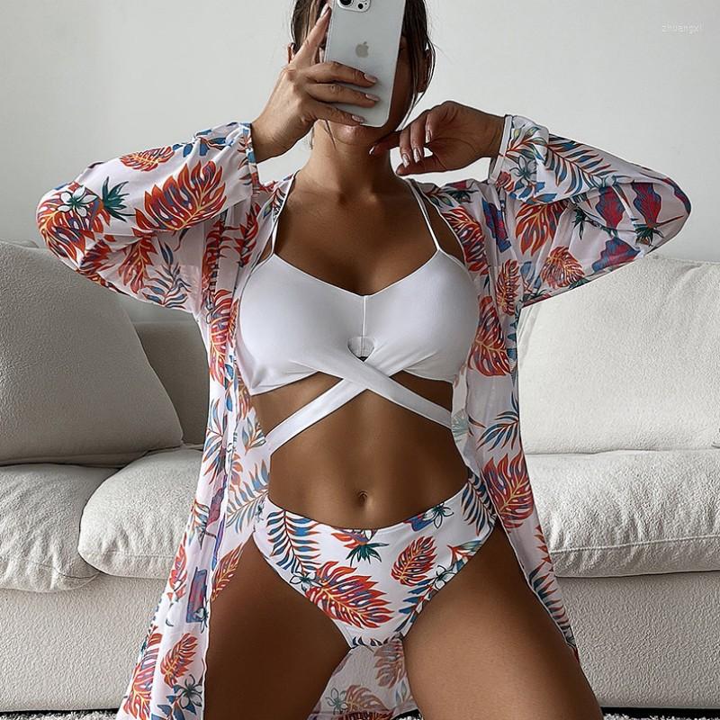 Women' Swimwear 2023 3Pieces Swimsuits Boho Women Leaves Print Push Up Halter Bathing Suits Female Beachwear Brazilian Biquinis Bikinis
Women' Swimwear 2023 3Pieces Swimsuits Boho Women Leaves Print Push Up Halter Bathing Suits Female Beachwear Brazilian Biquinis Bikinis