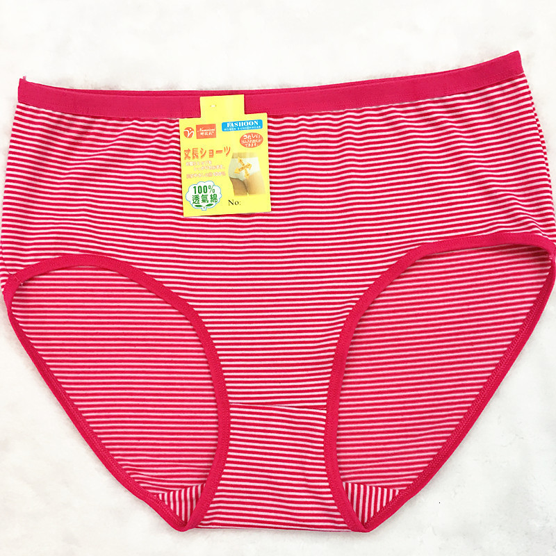 Women's Panties Wholesale ropa interior femenina 10Pcs/lot Cotton Striped Underwears Women Panties Plus Size 6XL lingerie women's briefs 230