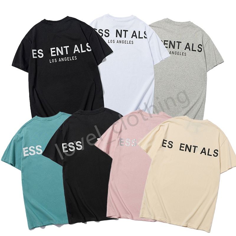Designer ESS Mens Women T-Shirt Fashion Summer leisure loose short sleeves Cotton high street Reflected light letter print Luxurys Tops Clothing Size S, 10
Designer ESS Mens Women T-Shirt Fashion Summer leisure loose short sleeves Cotton high street Reflected light letter print Luxurys Tops Clothing Size S, 10