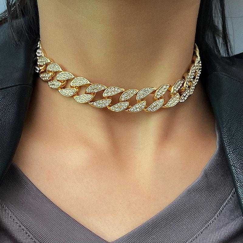Custom 925 Sterling Silver Gold Plated Hip Hop Iced Out Moissanite Cuban Link Chain