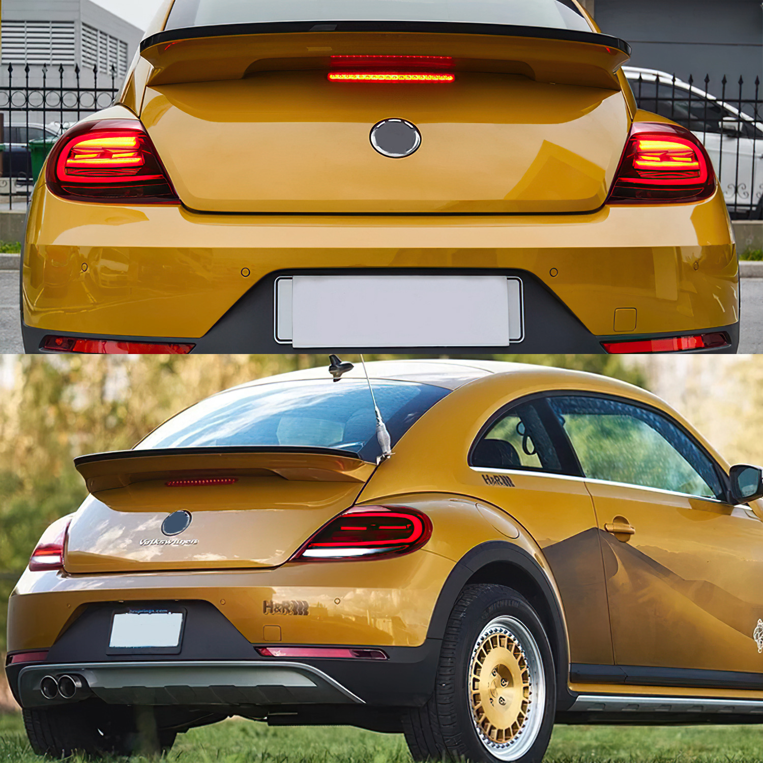 Car Tuning Taillight Upgrade for VW BEETLE 20 13-20 20 LED Streamer Signal Lights Reverse Brake Stop Taillights Assembly