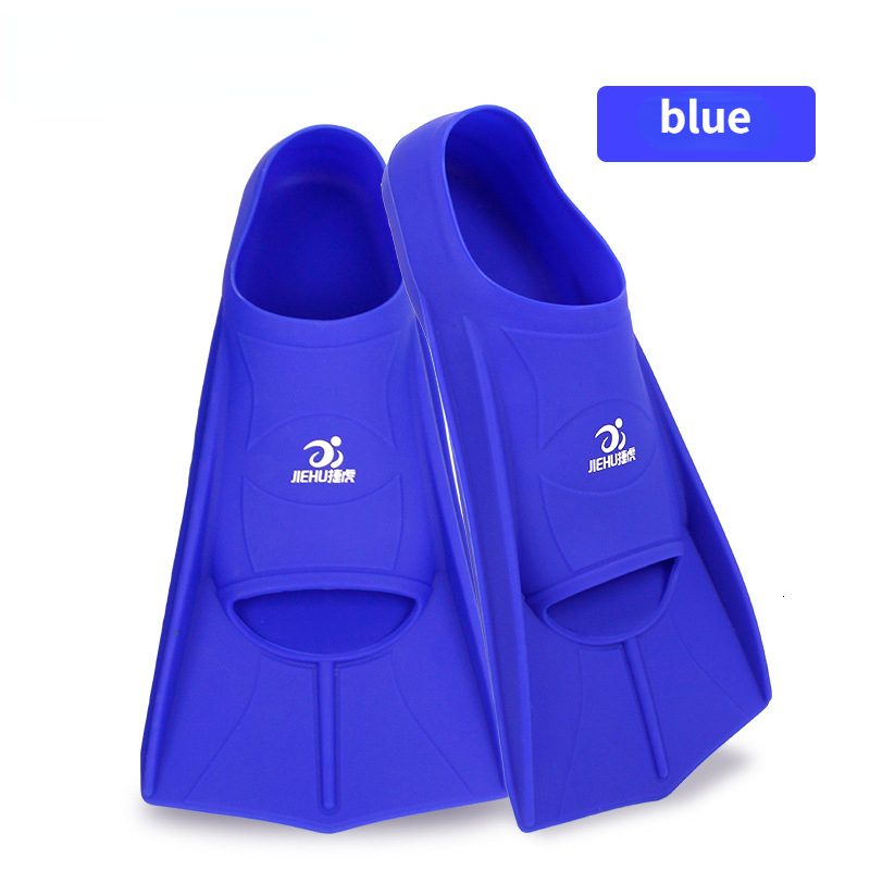 Fins Gloves Silicone Fins Kids Adult Training Short Fins Men's Women's Swimming Diving Equipment Fins Diving Fins Swimming Shoes Flippers 23