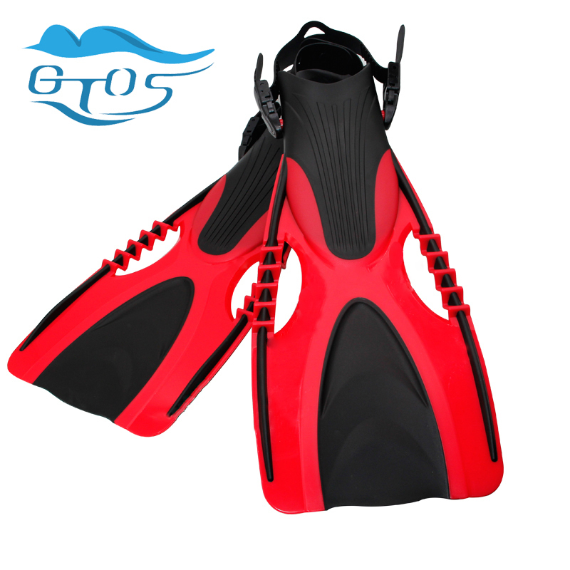 Fins Gloves Aqualung scuba diving fins open heel flippers with adjustable strap for adult swimming flipper equipment 230515