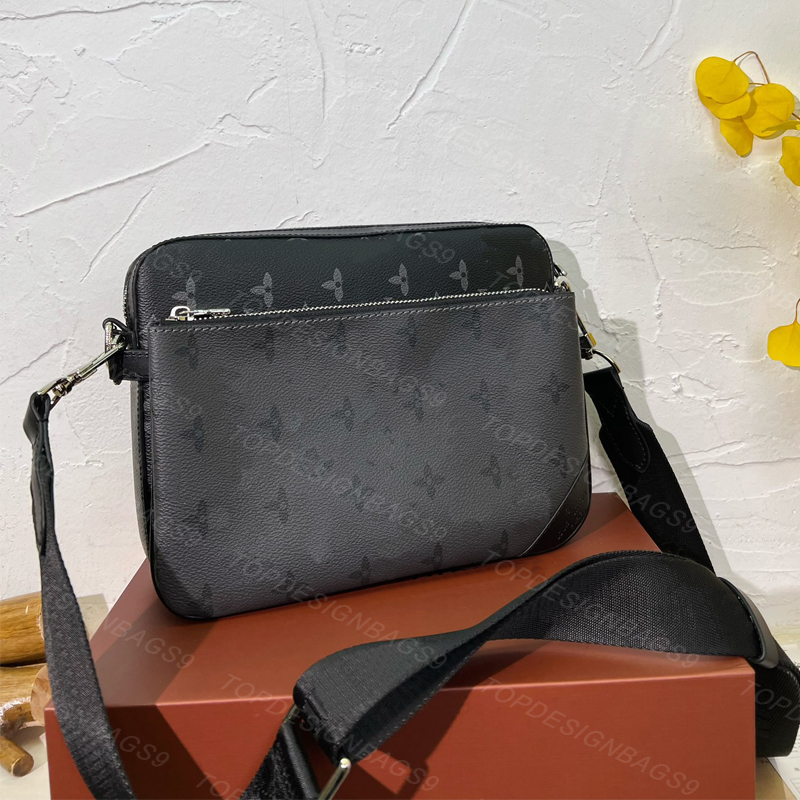 Mens Womens Designer Bags Fashion Cross Body Crossbody Bags Lady Luxury Shoulder Bag With Wallets Purses 3-in-1 sets Messenger Bags, Black
Mens Womens Designer Bags Fashion Cross Body Crossbody Bags Lady Luxury Shoulder Bag With Wallets Purses 3-in-1 sets Messenger Bags, Black