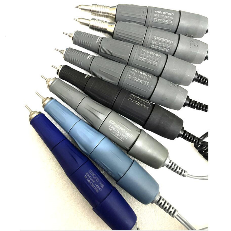 Nail Manicure Set Drill Pen 35K 45K 55K H37L1 H35SPN 105L 102L Handpiece For STRONG 210 90 204 207B Marathon Electric machine Handle 230515