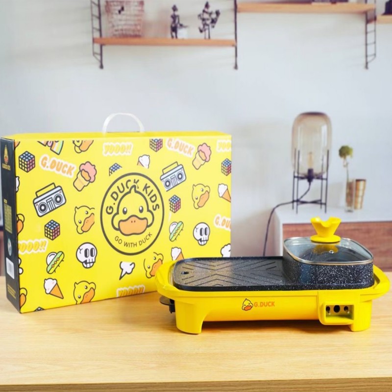 Wholesale of Xiaohuang Duck Rinsing and Roasting Integrated Pot, Multifunctional Electric Roasting Plate
Wholesale of Xiaohuang Duck Rinsing and Roasting Integrated Pot, Multifunctional Electric Roasting Plate