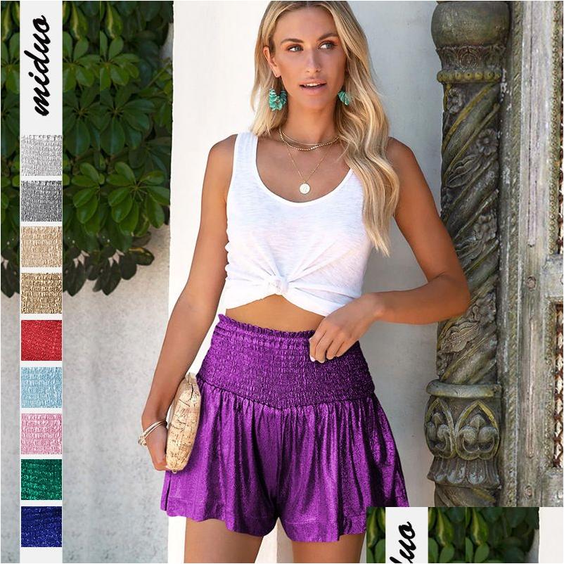 Women'S Shorts Smocked Waistband Special Queen Of Sparkles Swing Summer Women Jumpsuit Dance Elasticated Drop Delivery Apparel Women Dhjg0