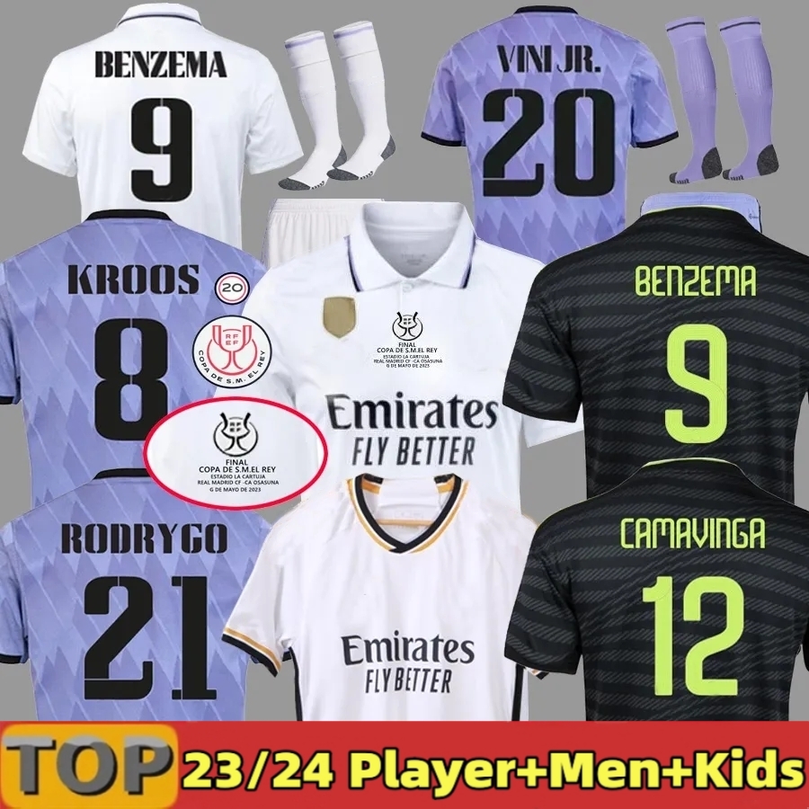 22 23 24 BENZEMA soccer Jerseys football shirt home away 3rd 4TH CAMAVINGA ALABA HAZARD ASENSIO MODRIC REAL MADRIDS MARCELO camiseta men kids kit 2023 uniforms, 23 24 new aldult kit
22 23 24 BENZEMA soccer Jerseys football shirt home away 3rd 4TH CAMAVINGA ALABA HAZARD ASENSIO MODRIC REAL MADRIDS MARCELO camiseta men kids kit 2023 uniforms, 23 24 new aldult kit