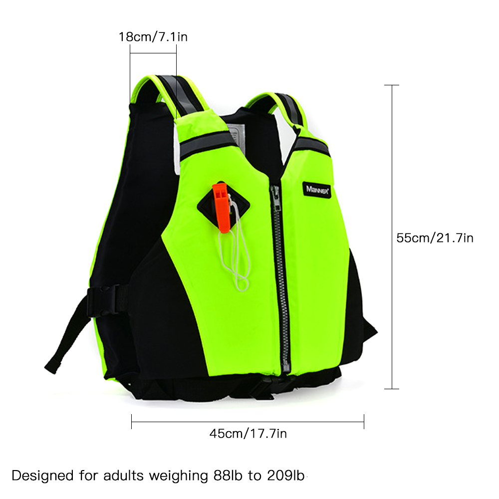Life Vest Buoy 40kg95kg Professional Life Vest Men Women Swimming Life Jacket Zipper Swim Vest For Water Sports Surfing Swimming Fishing 230515