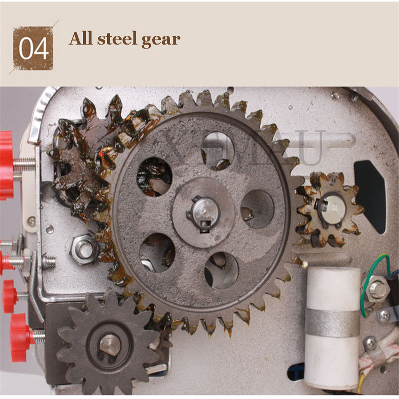 Electric Pasta Machine Noodle Maker 220V Commercial Stainless Steel Pressing Machine Dough Cutter