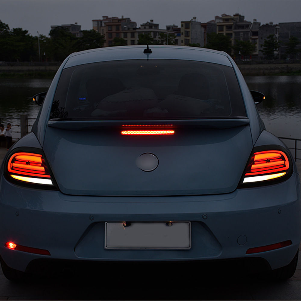 Car Tuning Taillight Upgrade for VW BEETLE 20 13-20 20 LED Streamer Signal Lights Reverse Brake Stop Taillights Assembly