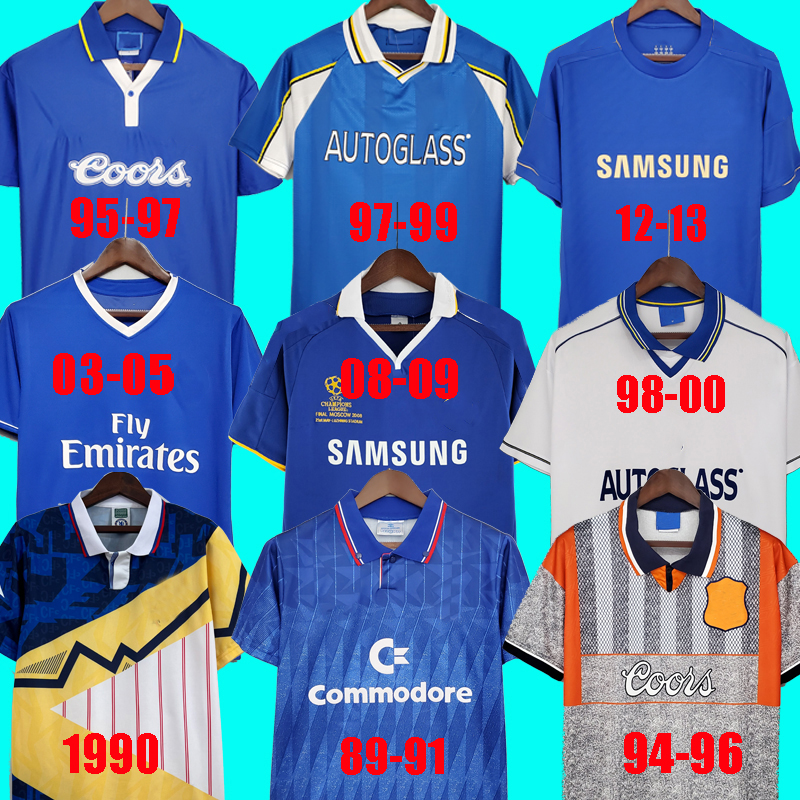 

cfc Retro Soccer Jersey Lampard Torres Drogba 11 12 13 Final 94 95 96 97 98 99 Football Shirts Camiseta WISE 03 04 05 06 07 08 COLE ZOLA Vialli 07 08 01 03 HUGHES GULLIT, 03-05 away