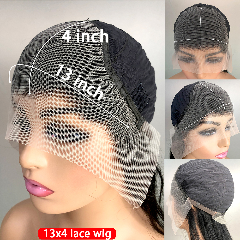 Brazilian Hair 13x4 Highlight Lace Front Wig 36 Inch Curly Human Hair Wig Honey Blonde Deep Water Wave Synthetic Frontal Wigs For Women