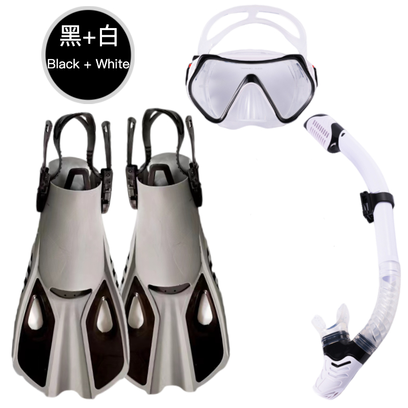 Fins Gloves Adult Dry Snorkeling Equipment Panoramic Wideangle Snorkeling Mask Professional Diving Mask and Snorkel Fin Fins Snorkeling 230515