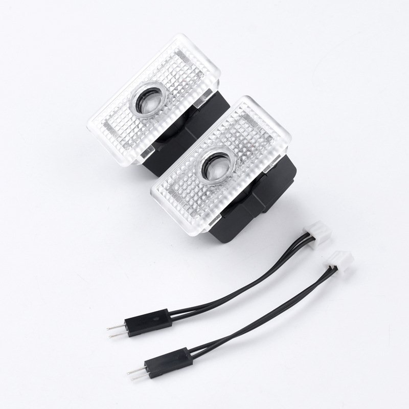 2pcs/Lot Welcome Lights LED Car Door Light For Tesla Model 3 S X Decor Laser Lamp Project Luces