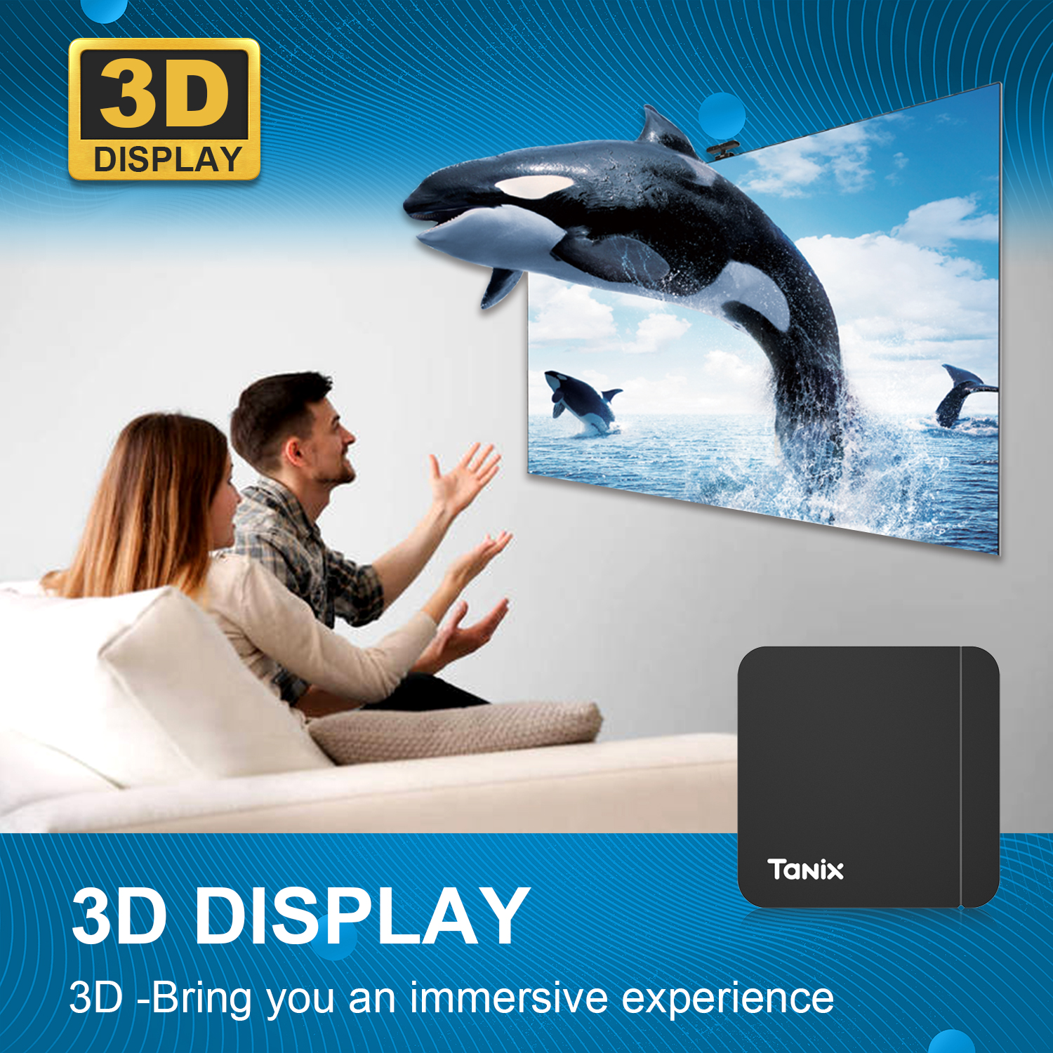 Ship from france TANIX W2 TV Box Android 11 OS 4K HD BT Amlogic S905W2 2G 16G Media Players 2.4G&5G Dual Wifi BT