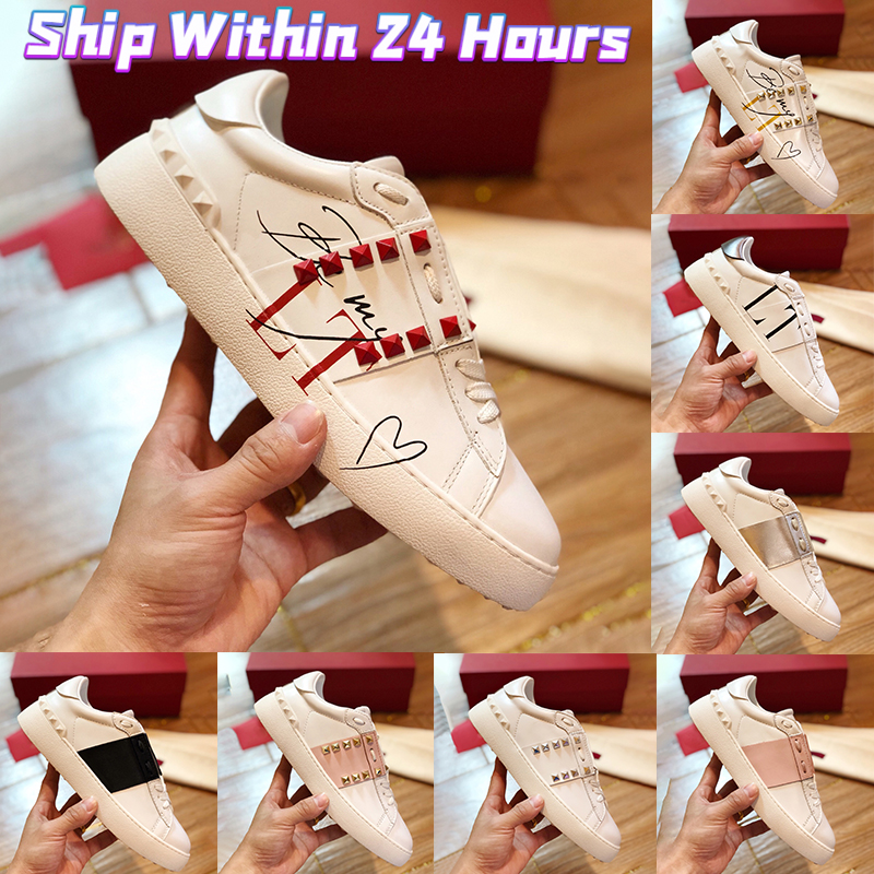 Designer Casual Shoe Mens Open Untitled Studs Sneakers Womens Luxury Leather Shoe Be My Red Studs Black Heel Silver White Pink Band Ruthenium Metallic Flat Trainers, 10
Designer Casual Shoe Mens Open Untitled Studs Sneakers Womens Luxury Leather Shoe Be My Red Studs Black Heel Silver White Pink Band Ruthenium Metallic Flat Trainers, 10