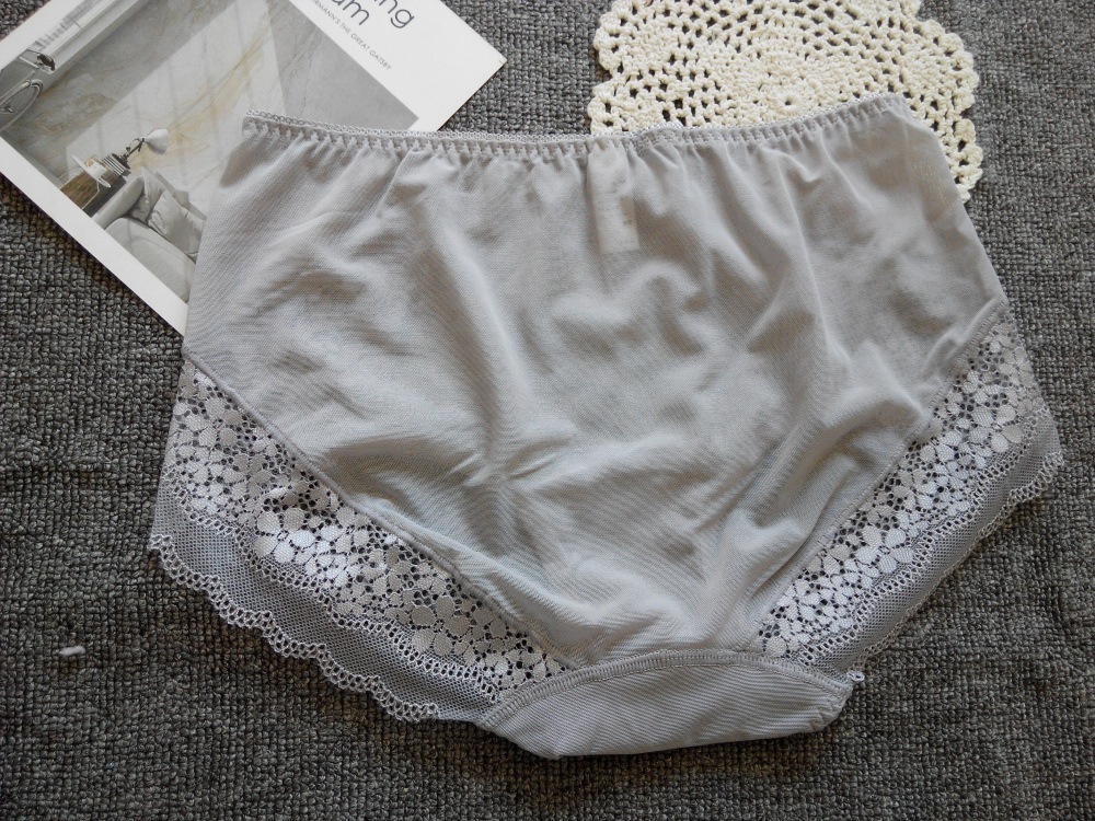 Women's Panties 100% Cotton Crotch Panties Plus Size M-XXXL Women Underwear Black White High Quality Sexy Lace Underpants Girl 230516