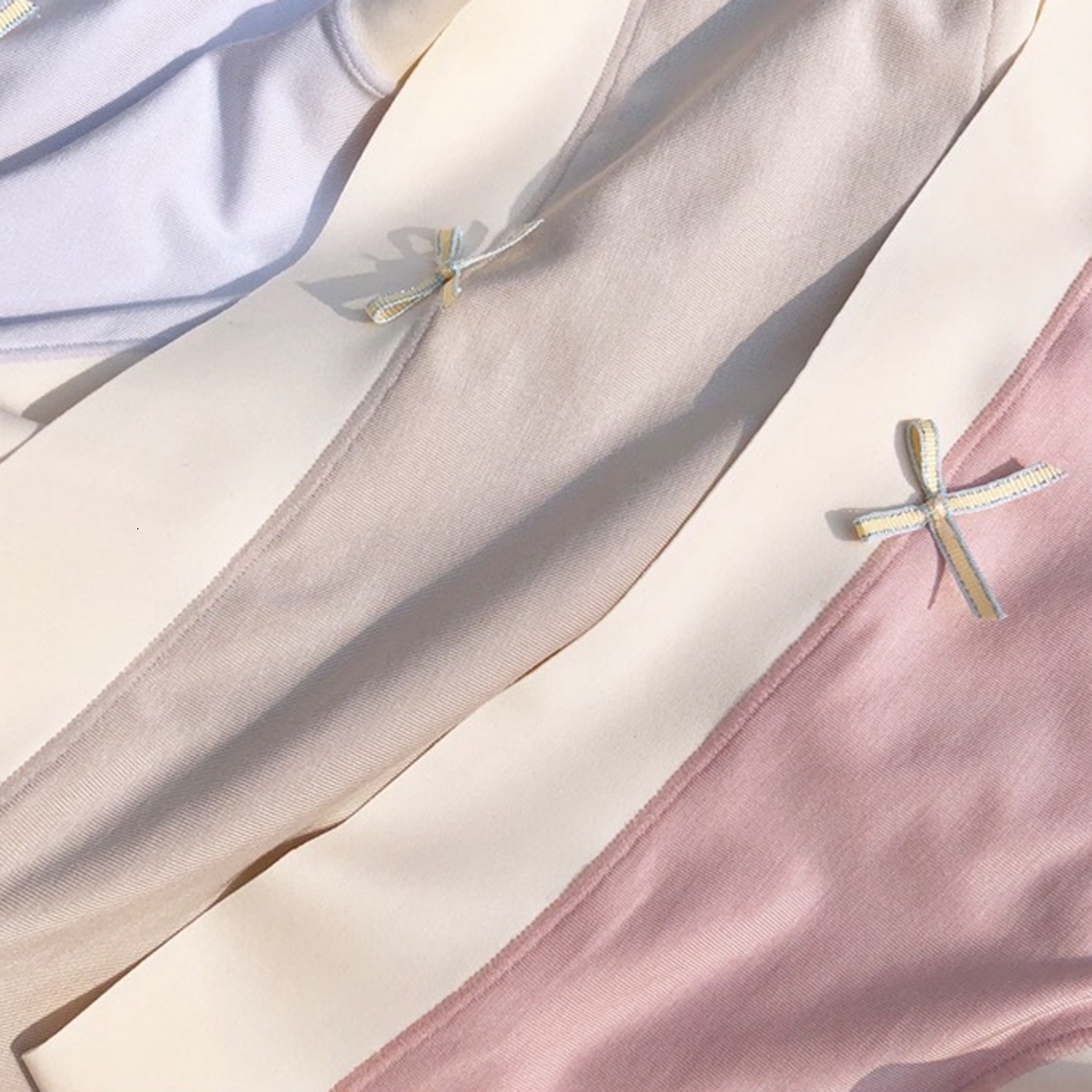 Women's Panties 5 Pairs Women Panties Seamless Soft Modal Elastic Medium Waist Simple Underwear Thin Breathable Wormwood Antibacterial Briefs 230