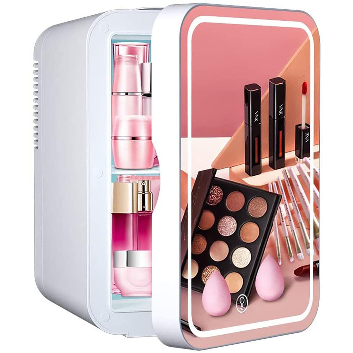 Refrigerators High Quality 8L Mini Makeup Fridge with LED Light Mirror Portable Skincare Preservation Beauty Refrigerator for Car Home Use
Refrigerators High Quality 8L Mini Makeup Fridge with LED Light Mirror Portable Skincare Preservation Beauty Refrigerator for Car Home Use