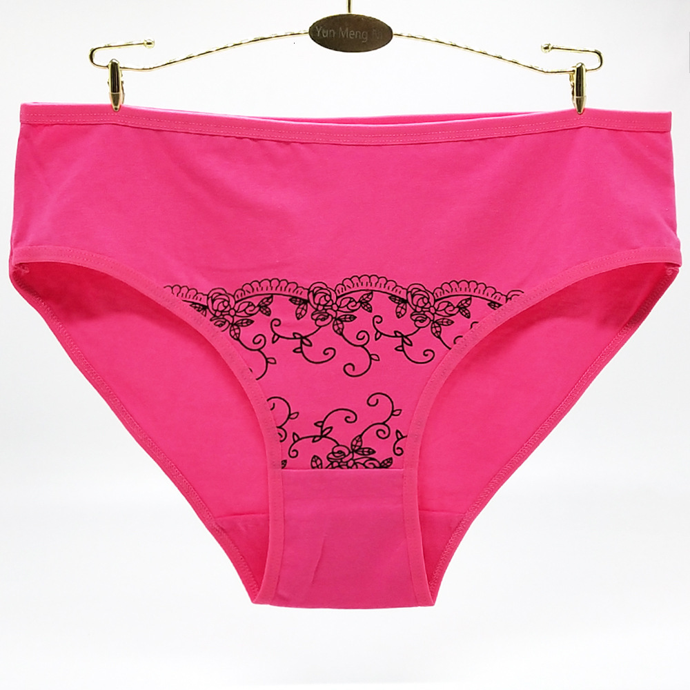 Women's Panties 4pcs/lot Big Yards 2XL/3XL/4XL Ladies Underwear Women's Panties Large Size Plus Size Cotton Mummy 89312 230516