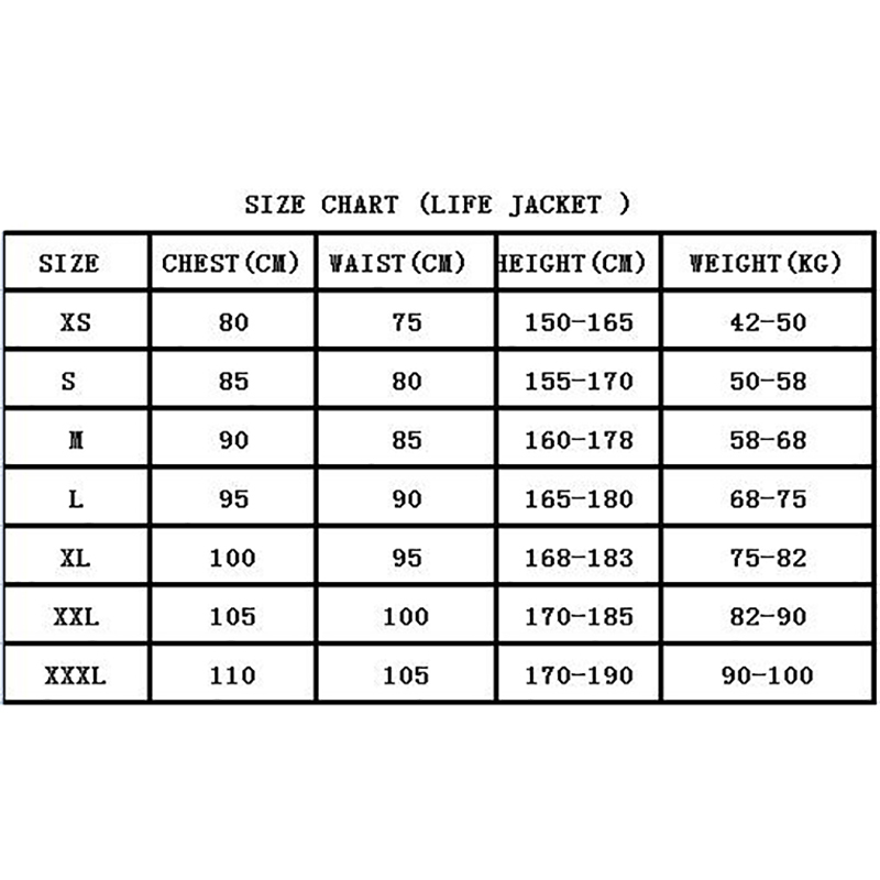 Life Vest Buoy S3XL Life Vest Professional Life Jacket Surfing Vest Neoprene Adult comp Vest Impact Protection Life Jacket Water sports safety 230515