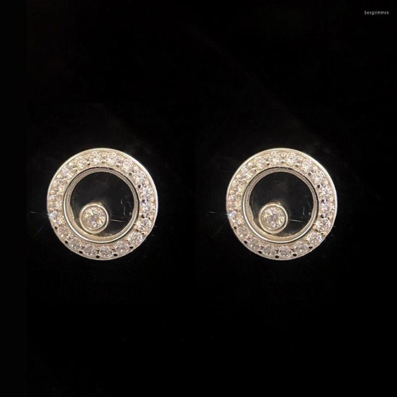 Stud Earrings 2023 Brand Pure 925 Sterling Silver Small Round Luck Diamond Back Happy Jewelry Luxury Quality
Stud Earrings 2023 Brand Pure 925 Sterling Silver Small Round Luck Diamond Back Happy Jewelry Luxury Quality