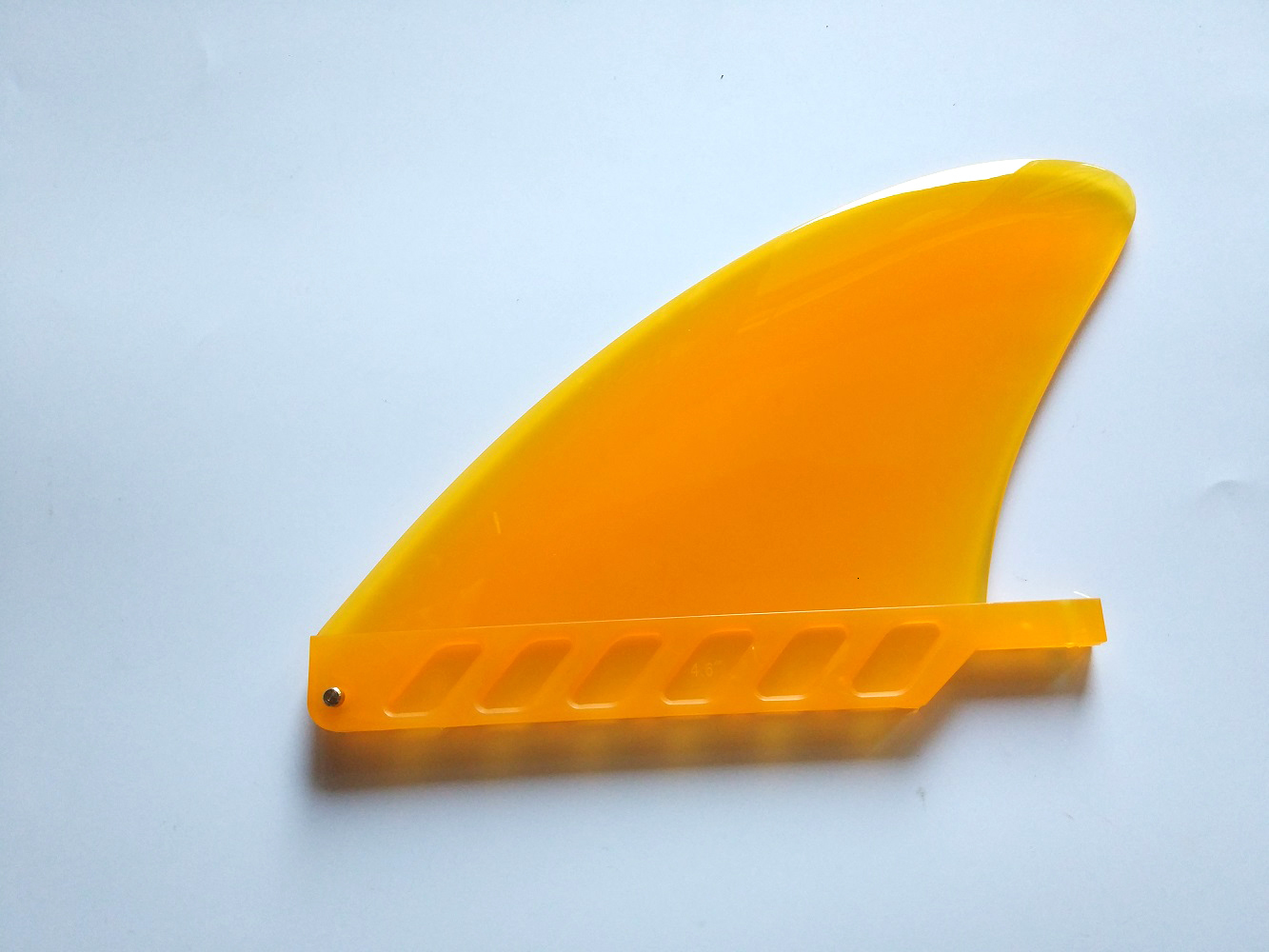 Surfboards 4.6 Inch Soft Flex Sup Center Fin White Water Fin For Air Sup Long Board Surfboard Inflatable Paddle Board Surfing Accessories 230515