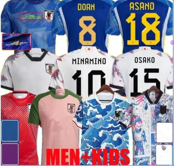 Japan 2022 Soccer Jerseys MINAMINO NAGATOMO DOAN YOSHIDA ASANO 2023 match day details special-edition 22 23 Football Shirt OSAKO men set kids kit Player Fans women a, 10
Japan 2022 Soccer Jerseys MINAMINO NAGATOMO DOAN YOSHIDA ASANO 2023 match day details special-edition 22 23 Football Shirt OSAKO men set kids kit Player Fans women a, 10