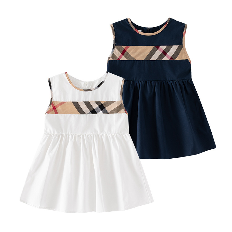 Summer Girls Plaid Dresses Baby Girl Sleeveless Vest Dress Kids Princess Dress Children Skirts, Khaki
Summer Girls Plaid Dresses Baby Girl Sleeveless Vest Dress Kids Princess Dress Children Skirts, Khaki